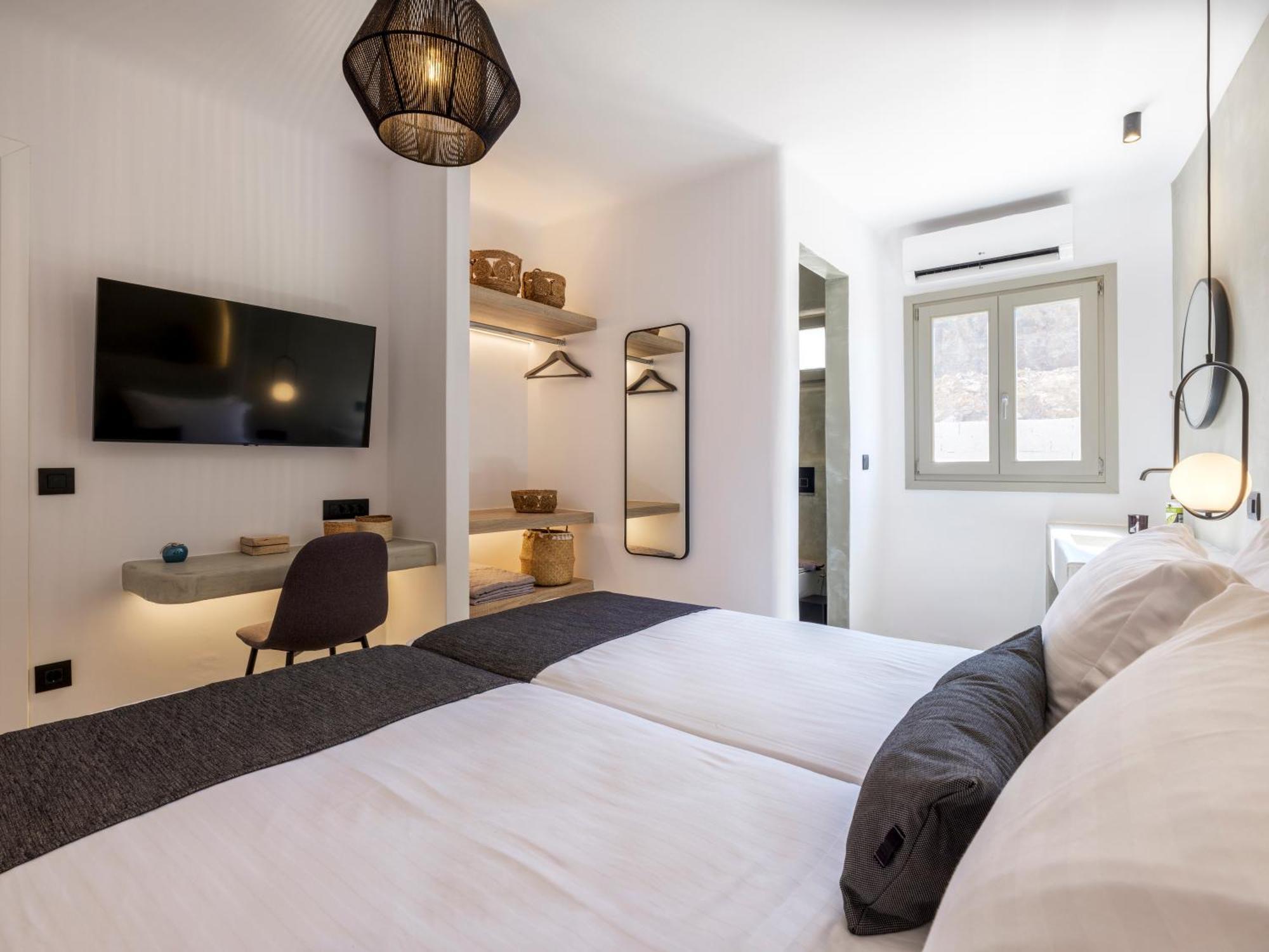Sea Rock & Sky Private Mykonos Residence Merchia Beach Exterior foto