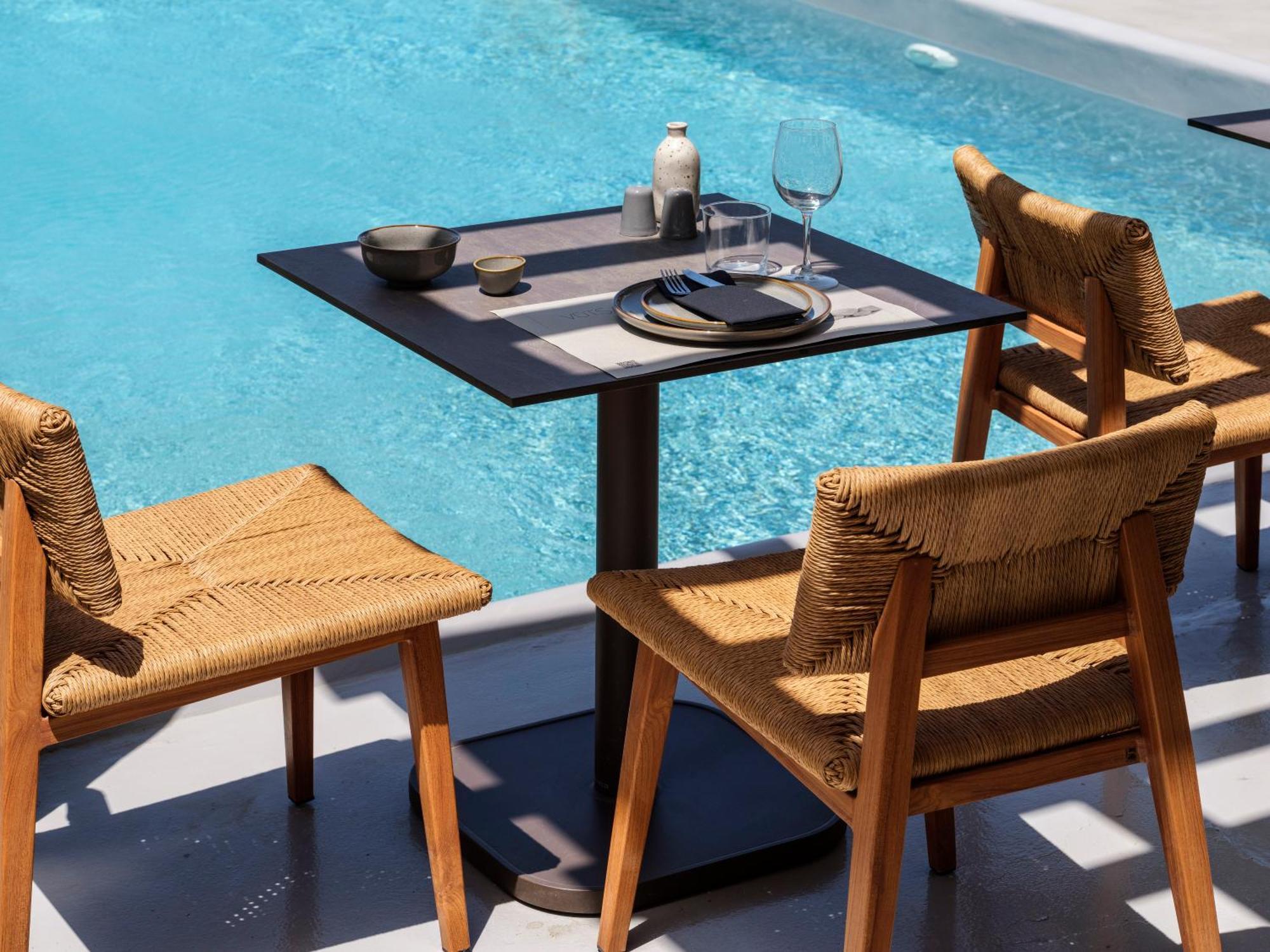 Sea Rock & Sky Private Mykonos Residence Merchia Beach Exterior foto